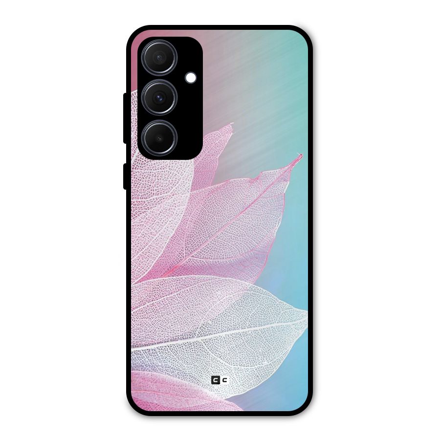 Beautiful Petals Vibes Metal Back Case for Galaxy A35