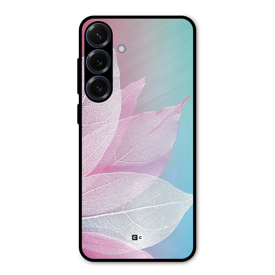 Beautiful Petals Vibes Metal Back Case for Galaxy S25 Plus