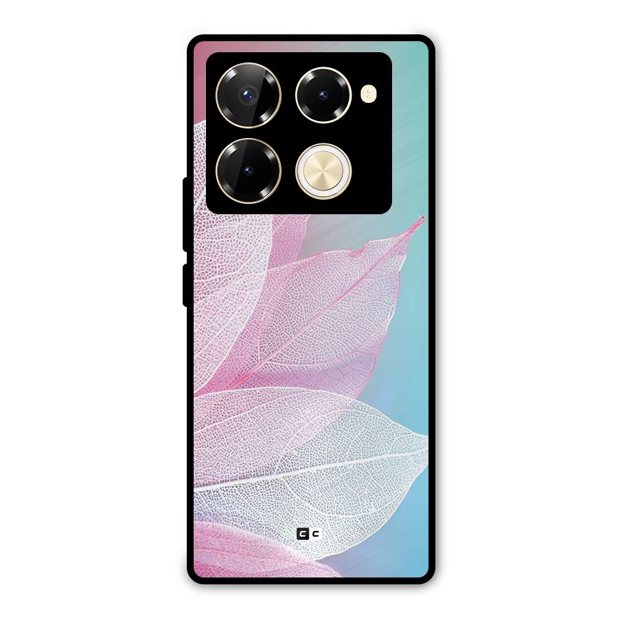 Beautiful Petals Vibes Metal Back Case for Infinix Note 40 Pro Plus