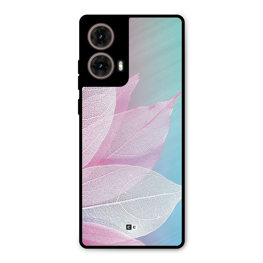 Beautiful Petals Vibes Metal Back Case for Moto G85