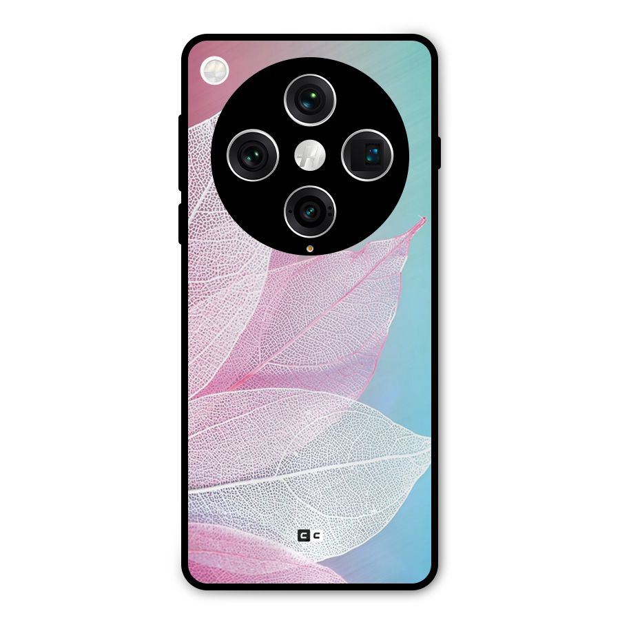 Beautiful Petals Vibes Metal Back Case for Oppo Find X8 Pro