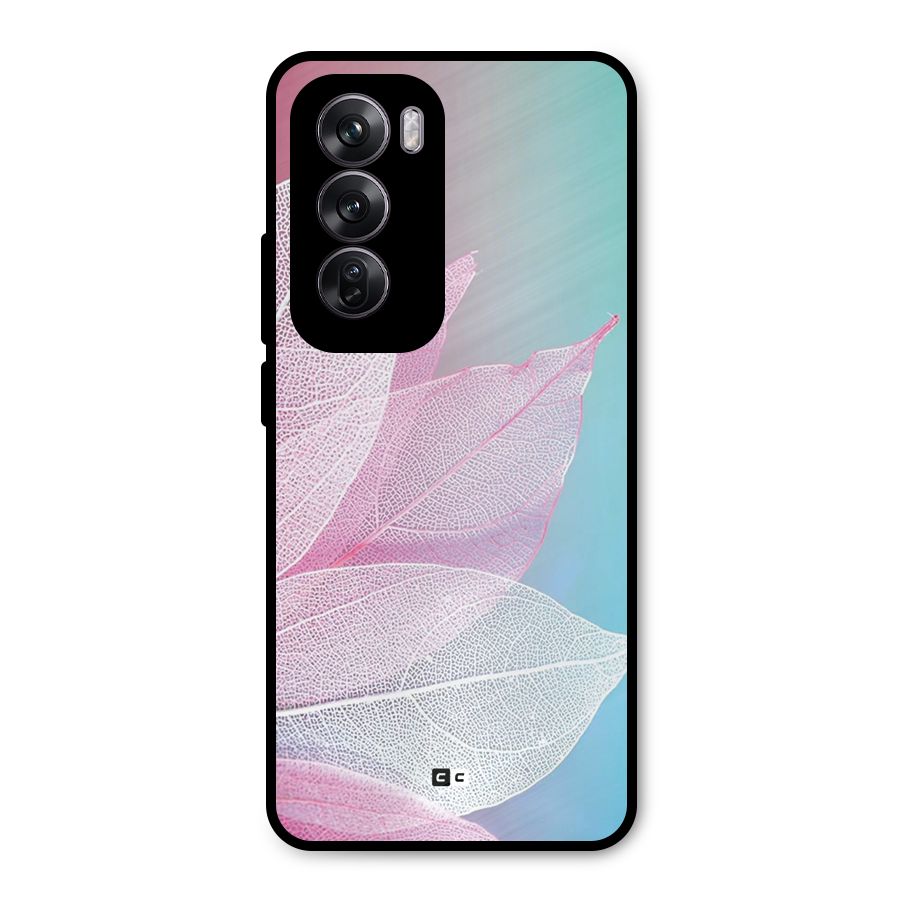 Beautiful Petals Vibes Metal Back Case for Oppo Reno12 Pro