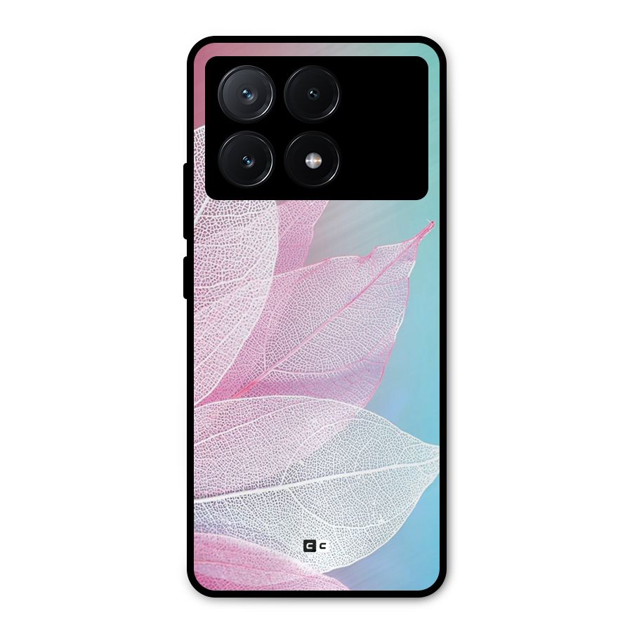 Beautiful Petals Vibes Metal Back Case for Poco X6 Pro