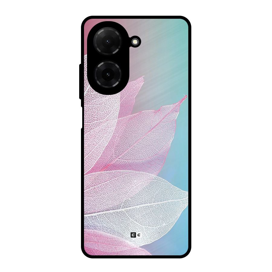 Beautiful Petals Vibes Metal Back Case for Redmi A5 4G