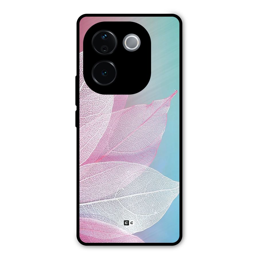 Beautiful Petals Vibes Metal Back Case for Vivo T3 Pro