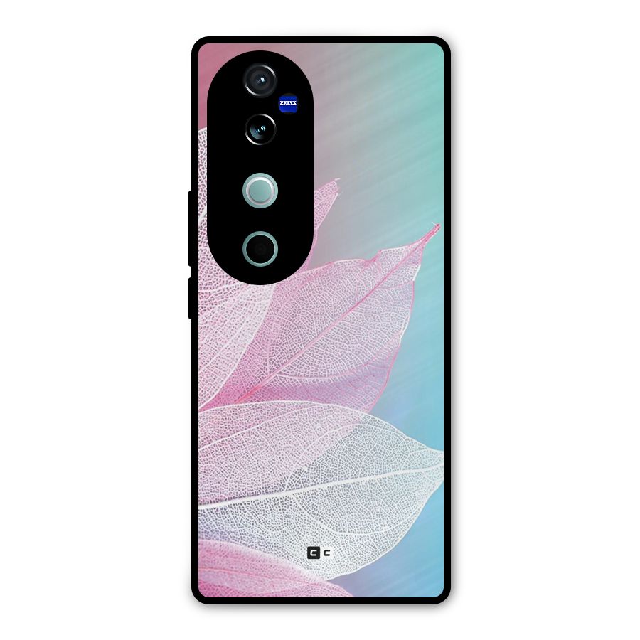 Beautiful Petals Vibes Metal Back Case for Vivo V40 Pro