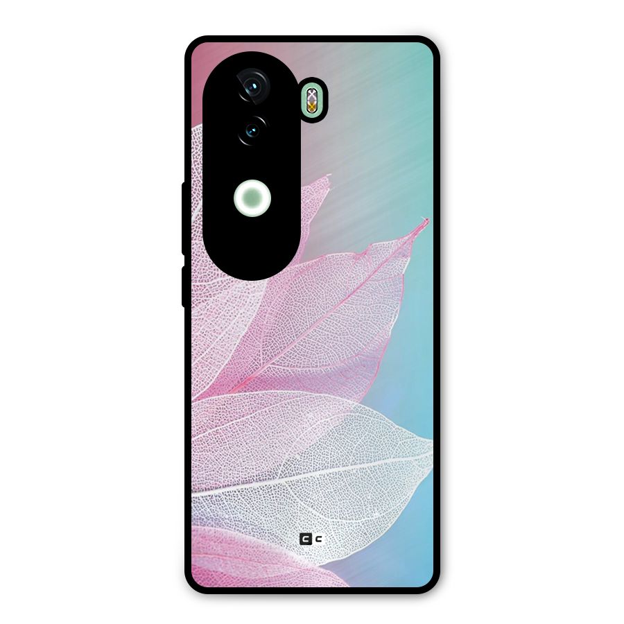 Beautiful Petals Vibes Metal Back Case for Vivo V40e
