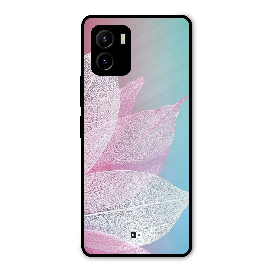 Beautiful Petals Vibes Metal Back Case for Vivo Y15s