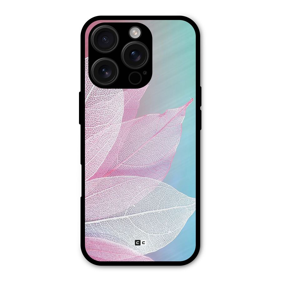 Beautiful Petals Vibes Metal Back Case for iPhone 16 Pro