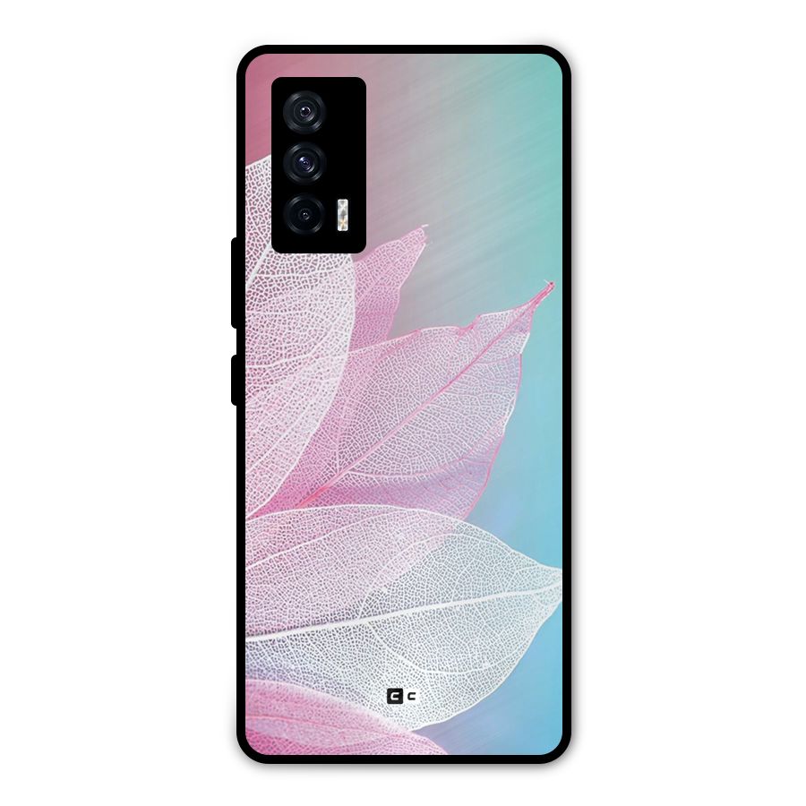 Beautiful Petals Vibes Metal Back Case for iQOO 7 5G