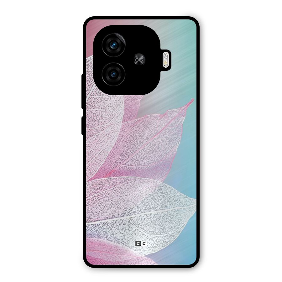 Beautiful Petals Vibes Metal Back Case for iQOO Z9 Turbo