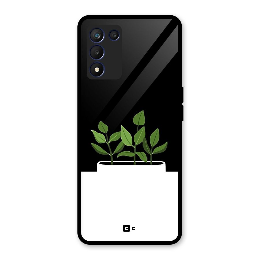 Beautiful Plant Pot Minimalistic Glass Back Case for Realme 9 5G Speed