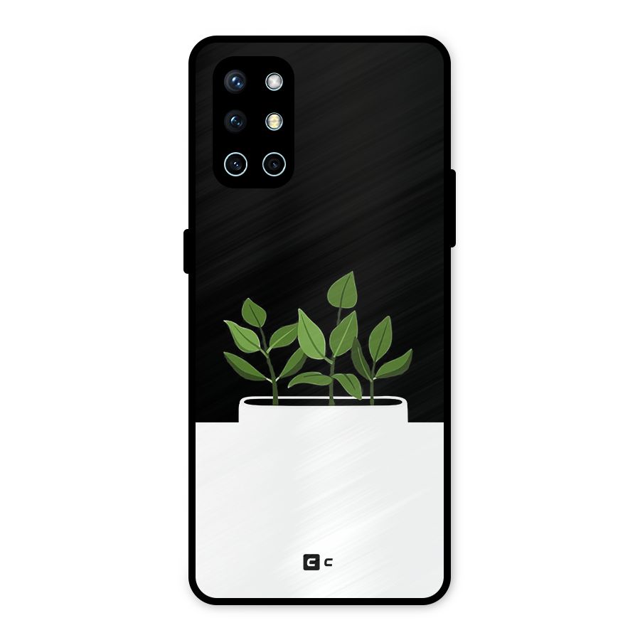 Beautiful Plant Pot Minimalistic Metal Back Case for OnePlus 9R