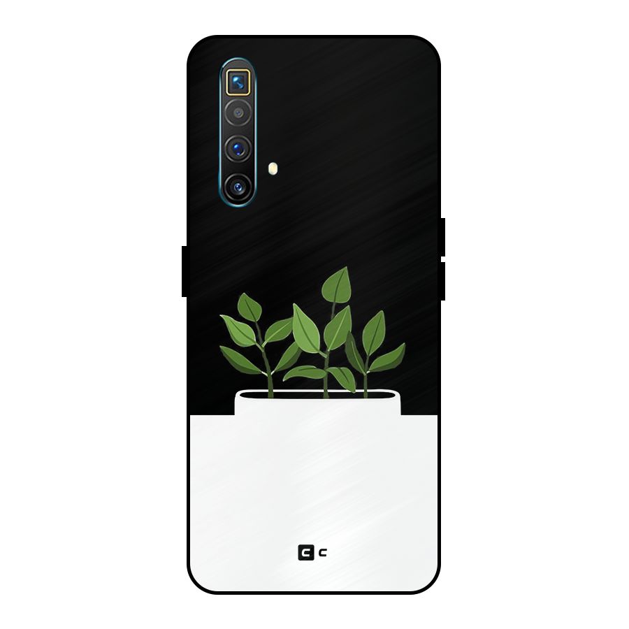 Beautiful Plant Pot Minimalistic Metal Back Case for Realme X3 SuperZoom