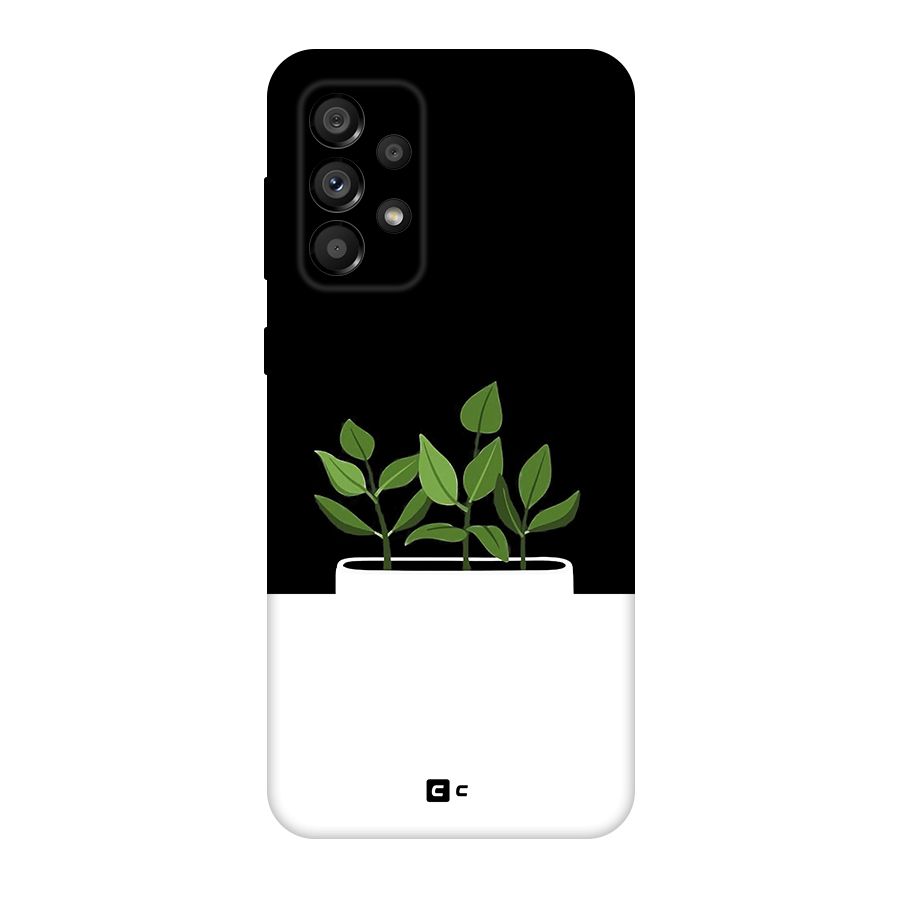 Beautiful Plant Pot Minimalistic Original Polycarbonate Back Case for Galaxy A73 5G