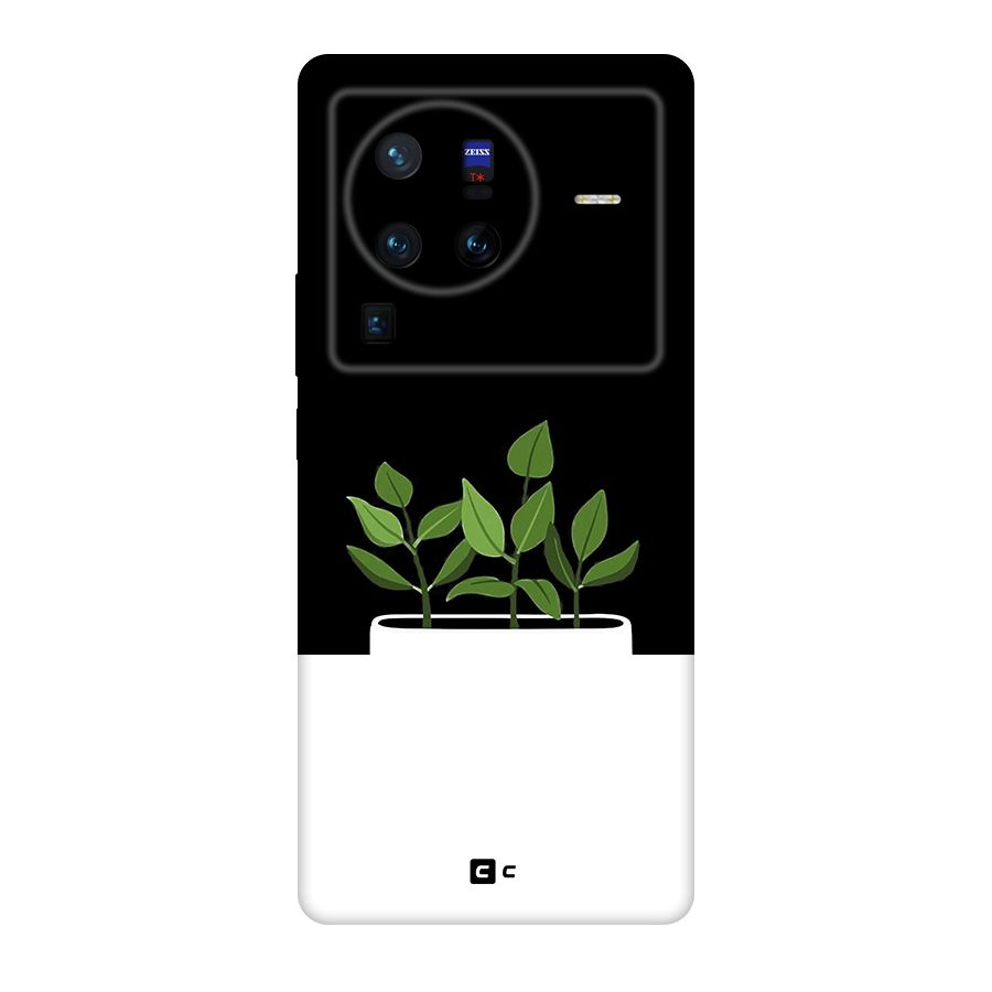 Beautiful Plant Pot Minimalistic Original Polycarbonate Back Case for Vivo X80
