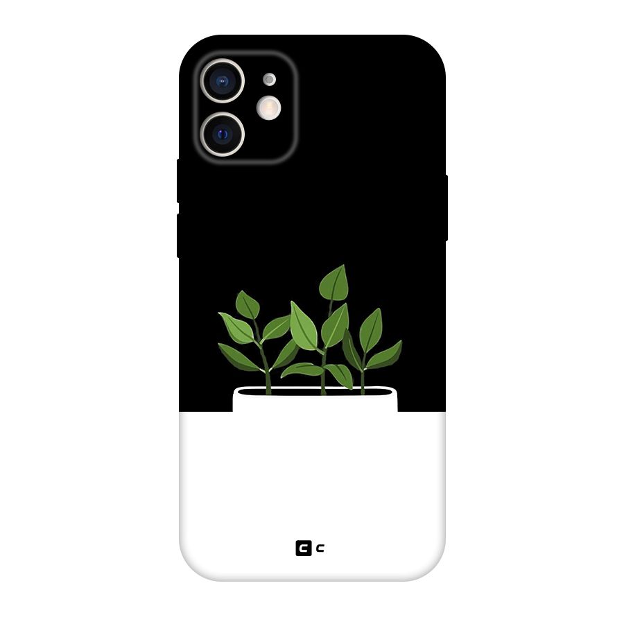 Beautiful Plant Pot Minimalistic Original Polycarbonate Back Case for iPhone 12