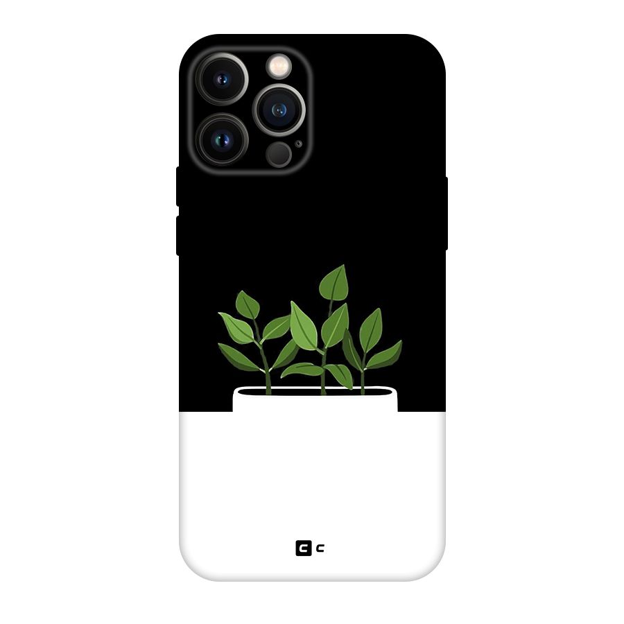 Beautiful Plant Pot Minimalistic Original Polycarbonate Back Case for iPhone 13 Pro Max