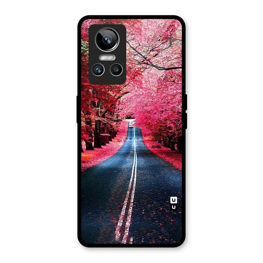 Beautiful Red Trees Glass Back Case for Realme GT Neo 3