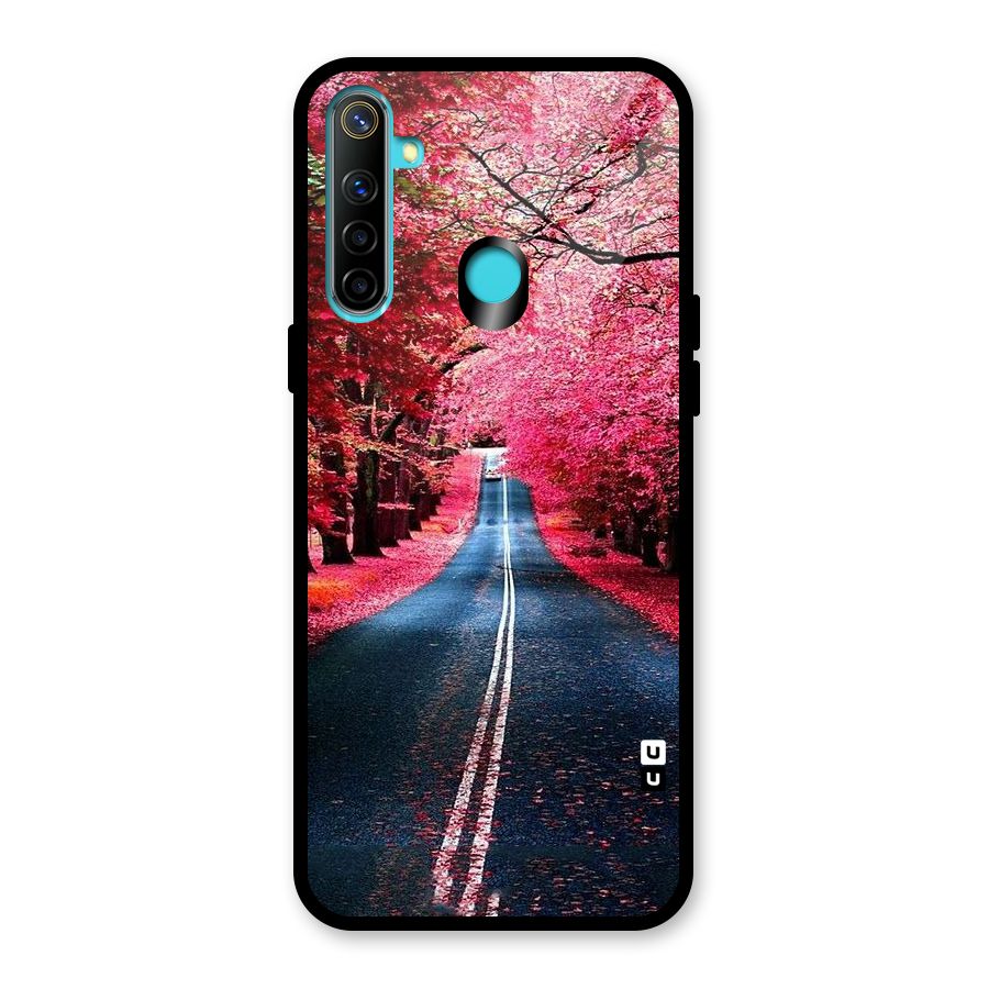 Beautiful Red Trees Glass Back Case for Realme Narzo 10