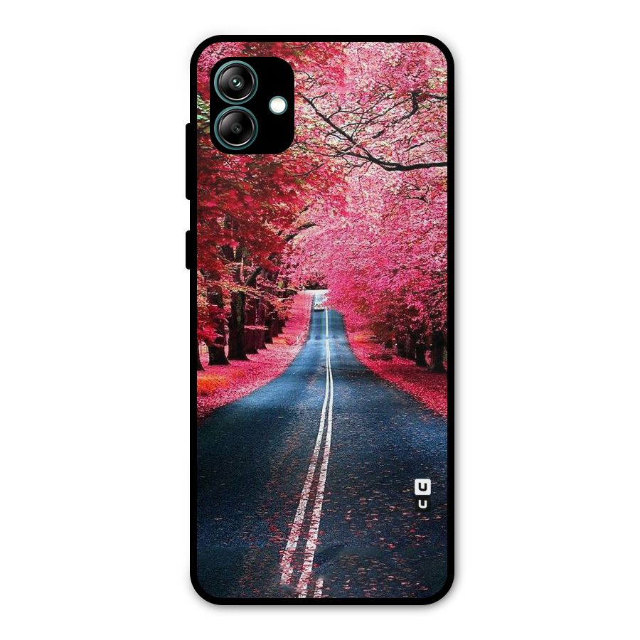 Beautiful Red Trees Metal Back Case for Galaxy A04