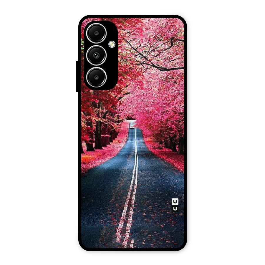 Beautiful Red Trees Metal Back Case for Galaxy A05s