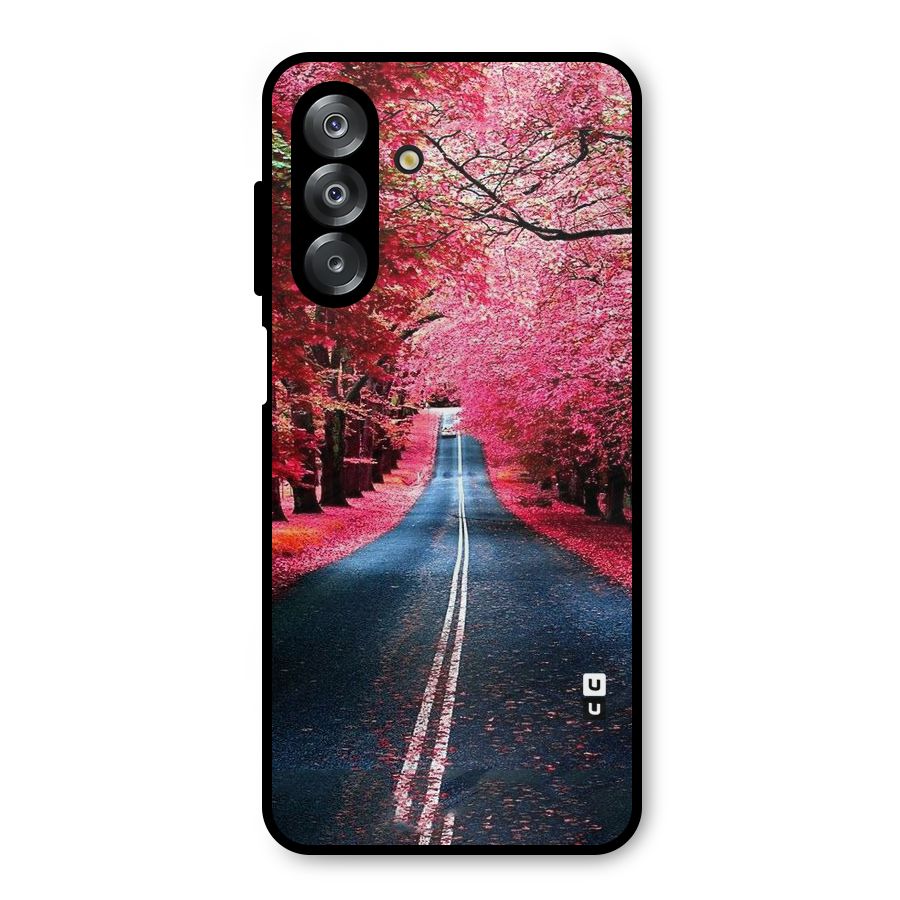 Beautiful Red Trees Metal Back Case for Galaxy A26