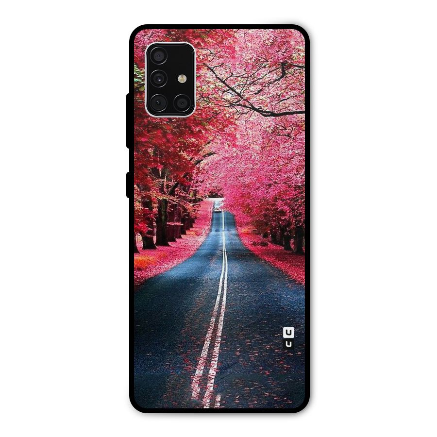 Beautiful Red Trees Metal Back Case for Galaxy A51