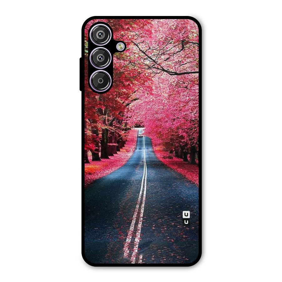 Beautiful Red Trees Metal Back Case for Galaxy F15