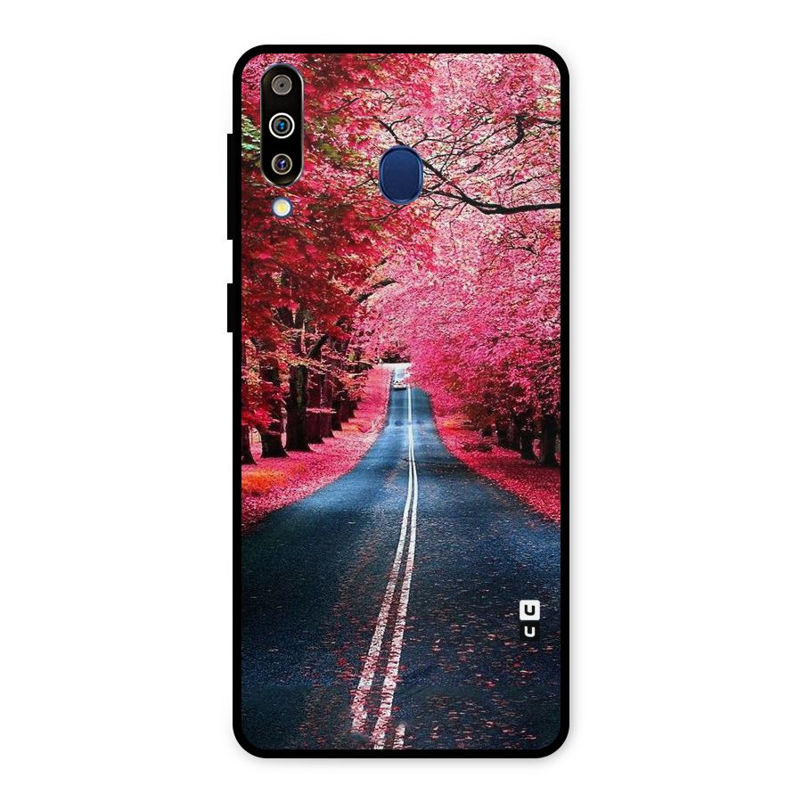 Beautiful Red Trees Metal Back Case for Galaxy M30