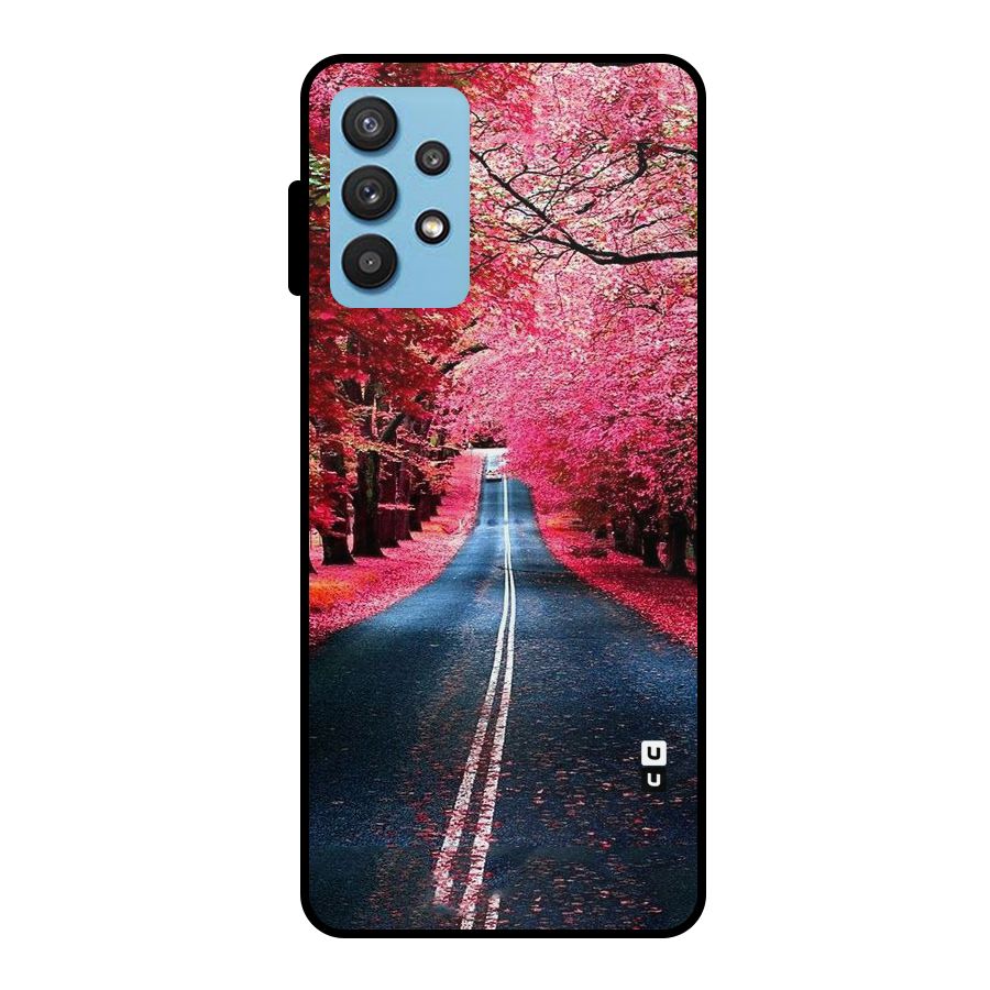 Beautiful Red Trees Metal Back Case for Galaxy M32 5G
