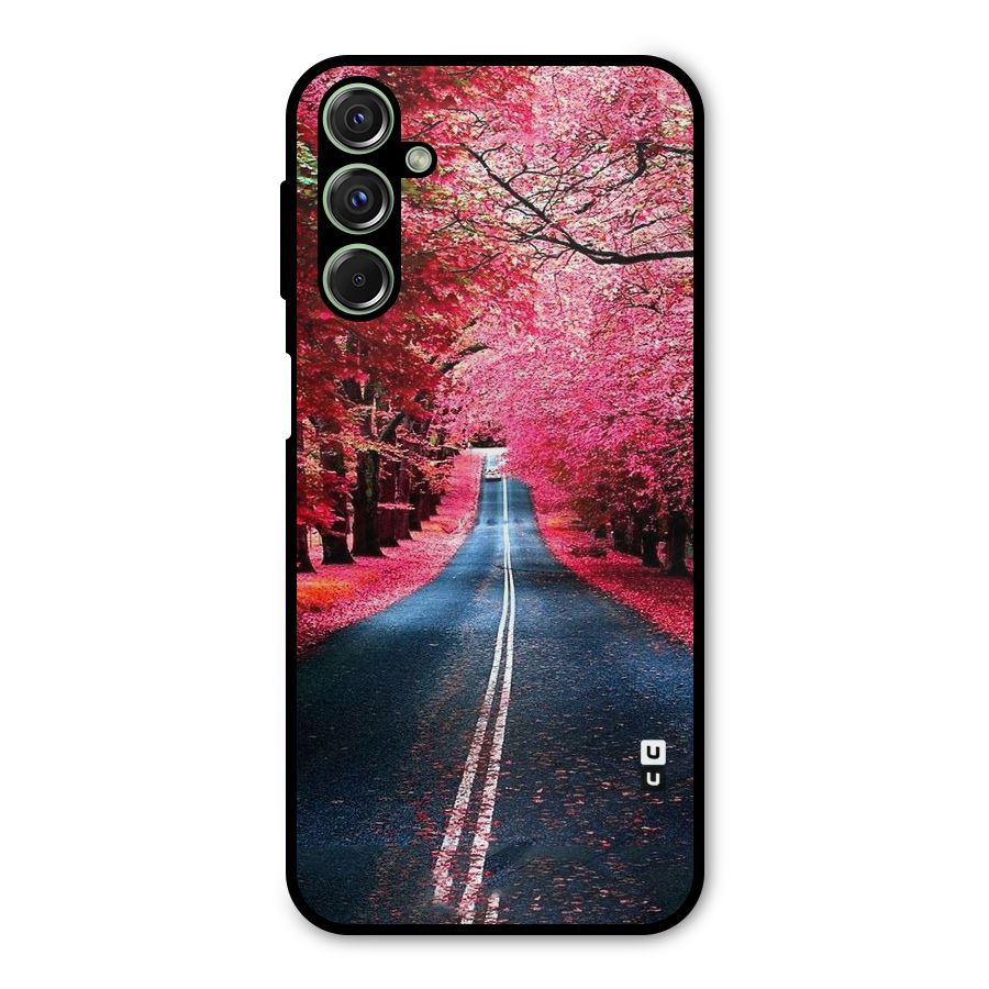 Beautiful Red Trees Metal Back Case for Galaxy M34