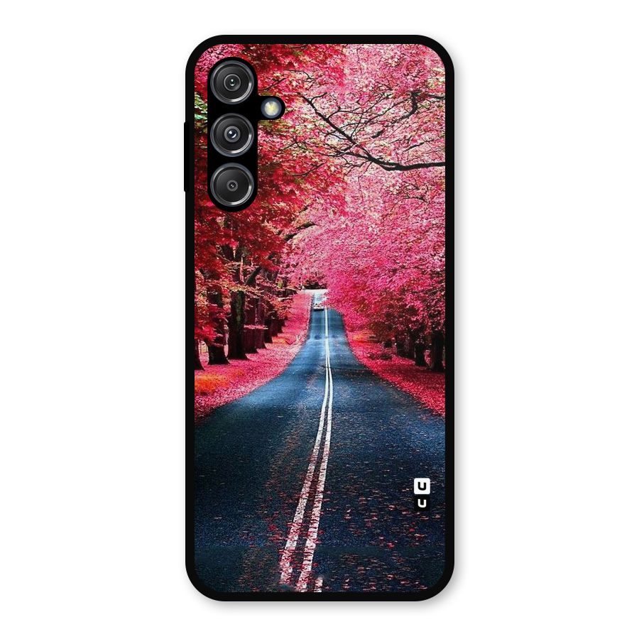 Beautiful Red Trees Metal Back Case for Galaxy M34 5G