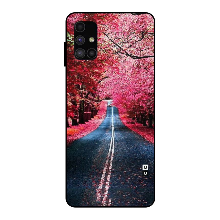 Beautiful Red Trees Metal Back Case for Galaxy M51