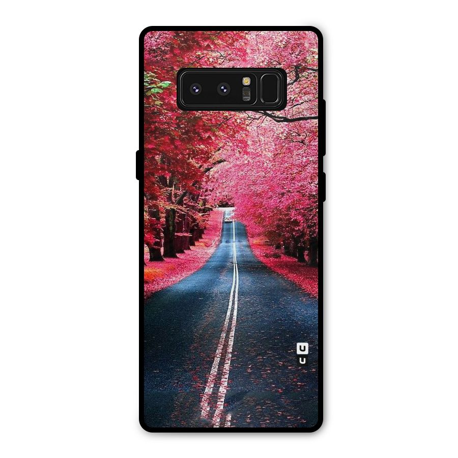 Beautiful Red Trees Metal Back Case for Galaxy Note 8
