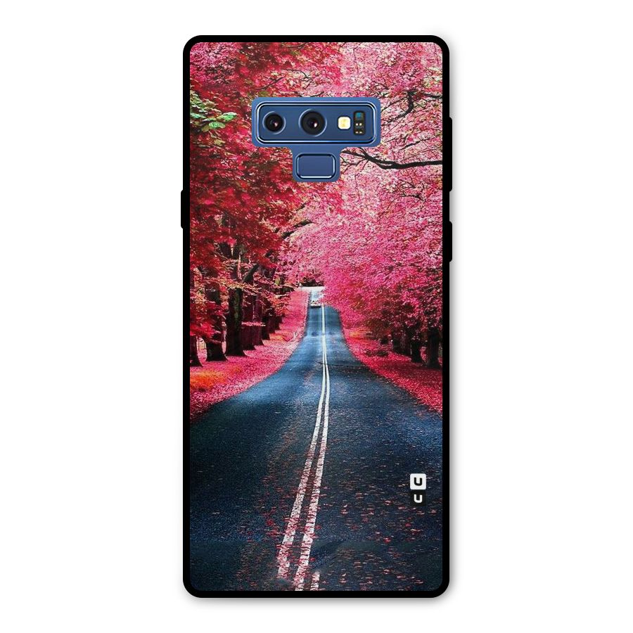 Beautiful Red Trees Metal Back Case for Galaxy Note 9