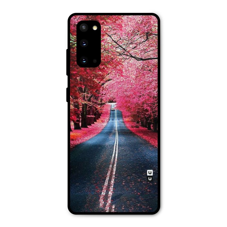 Beautiful Red Trees Metal Back Case for Galaxy S20