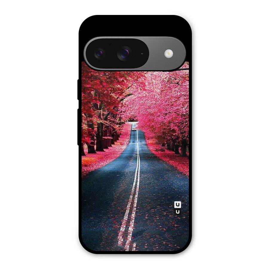 Beautiful Red Trees Metal Back Case for Google Pixel 9