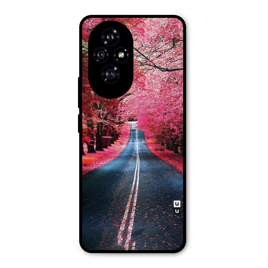 Beautiful Red Trees Metal Back Case for Honor 200