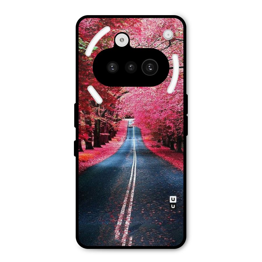 Beautiful Red Trees Metal Back Case for Nothing Phone 3a
