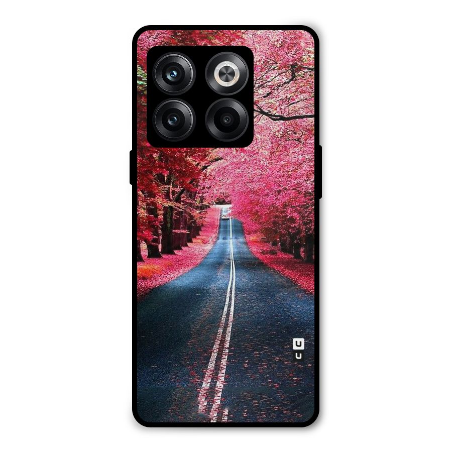 Beautiful Red Trees Metal Back Case for OnePlus 10T