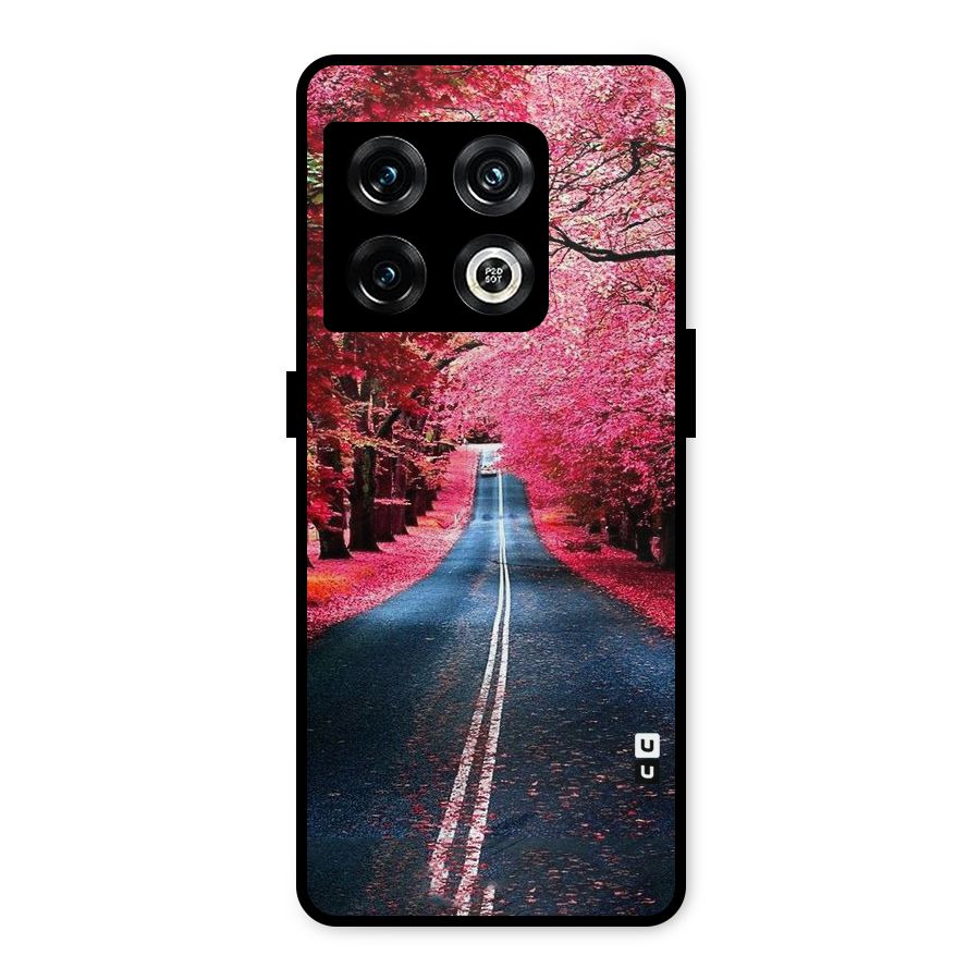 Beautiful Red Trees Metal Back Case for OnePlus 10 Pro 5G