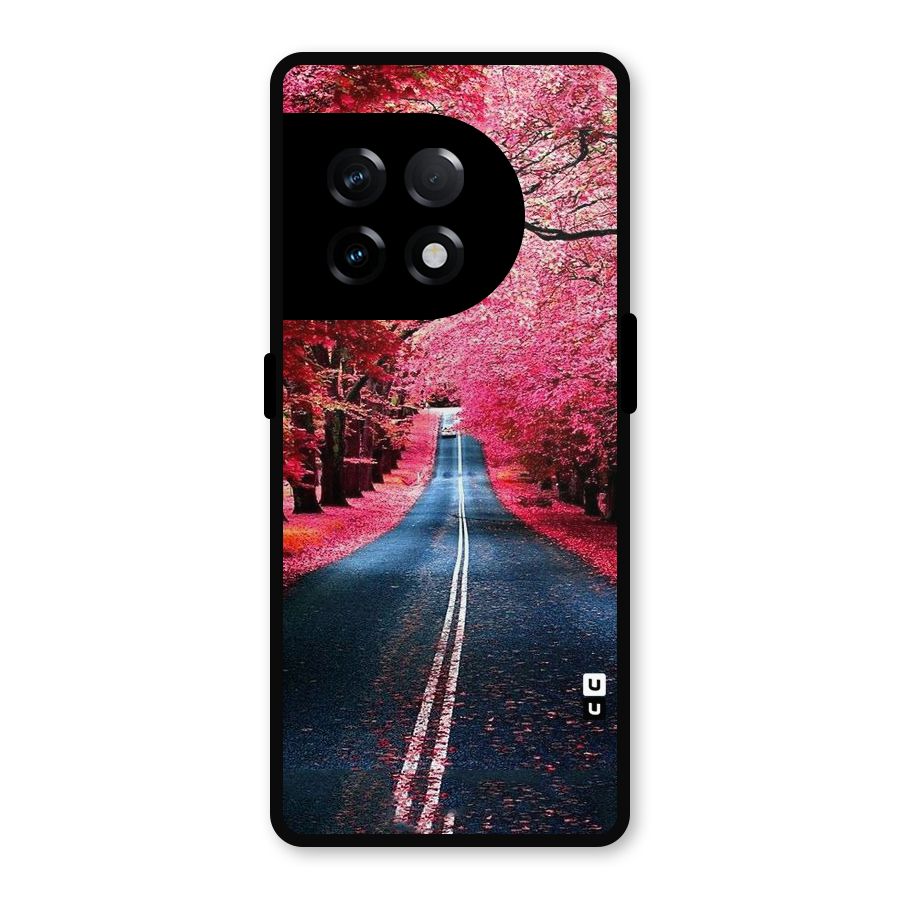 Beautiful Red Trees Metal Back Case for OnePlus 11R