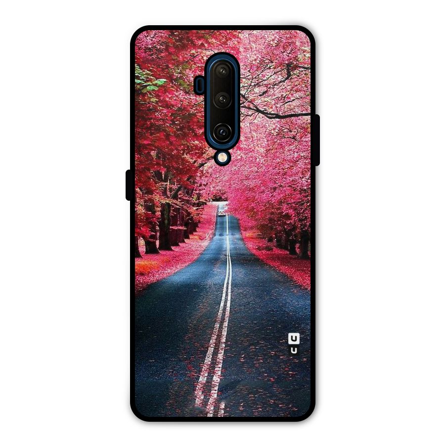 Beautiful Red Trees Metal Back Case for OnePlus 7T Pro