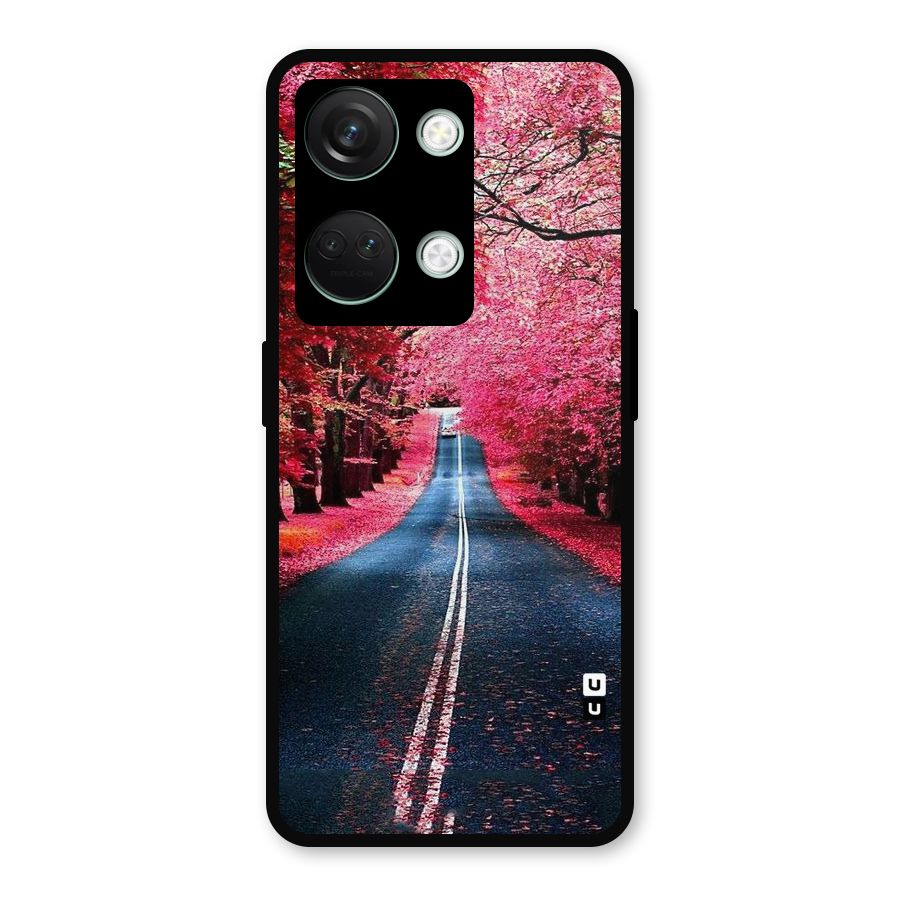 Beautiful Red Trees Metal Back Case for OnePlus Nord 3