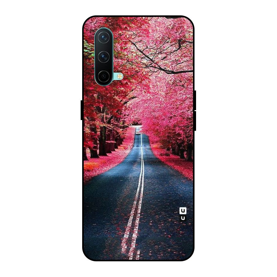 Beautiful Red Trees Metal Back Case for OnePlus Nord CE 5G
