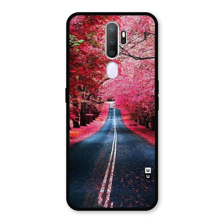Beautiful Red Trees Metal Back Case for Oppo A5 (2020)