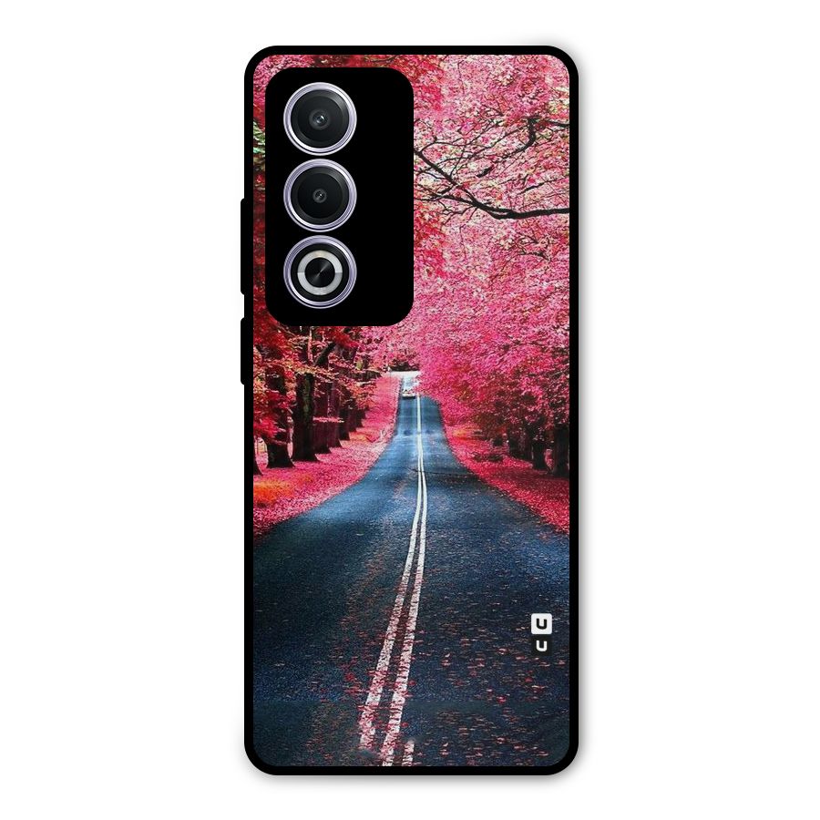 Beautiful Red Trees Metal Back Case for Oppo K12x