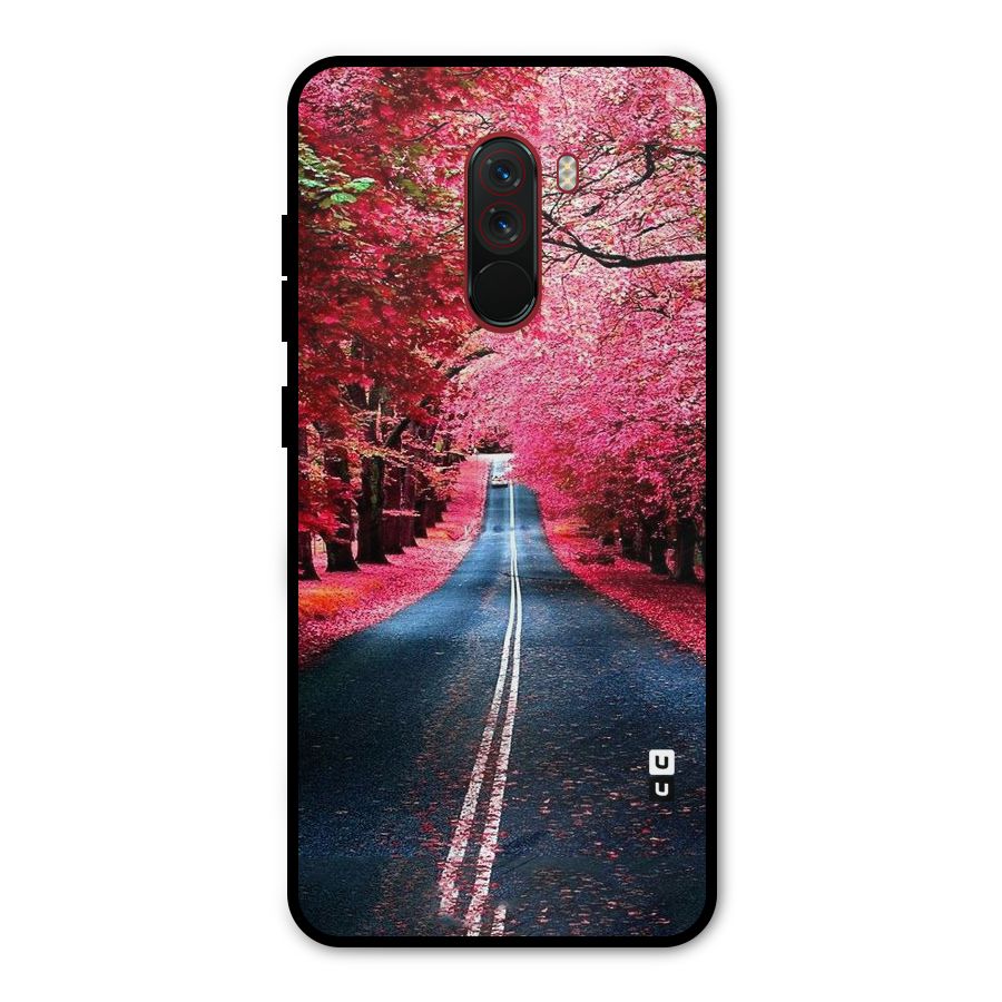 Beautiful Red Trees Metal Back Case for Poco F1