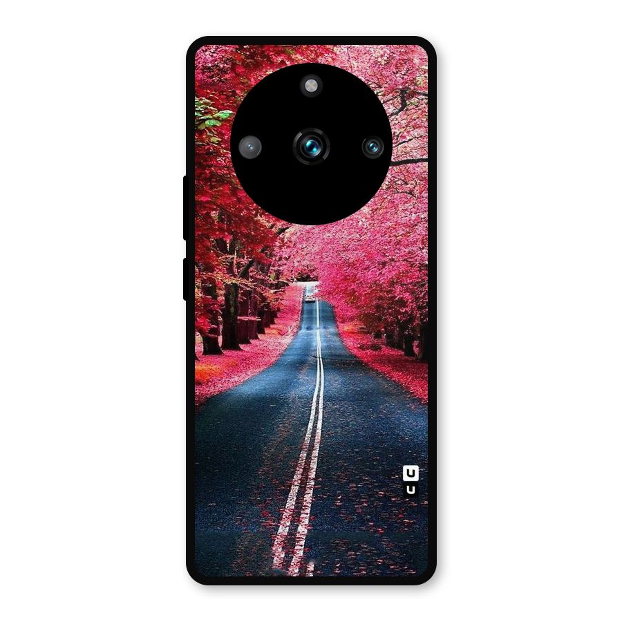 Beautiful Red Trees Metal Back Case for Realme 11 Pro Plus